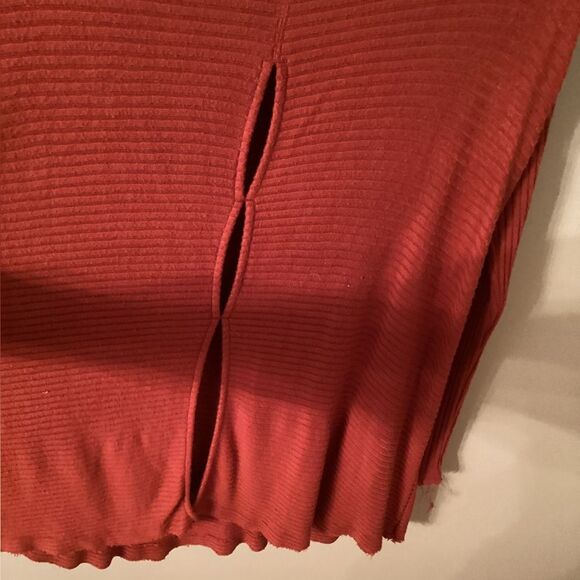 WE THE FREE SIZE SMALL BURNT ORANGE LOVER  SWEATER - Picture 6 of 10